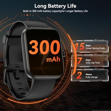 Smart Watch(Answer/Make Calls), 1.83" Smartwatch for Men Women Alexa Built-in, Fitness Tracker with IP68 Waterproof, 100+ Sport Mode Activity Tracker, Heart Rate Sleep Monitor, iOS Android Compatible - Image 7