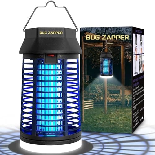 Electric Bug Zapper, Outdoor & Indoor Mosquito Killer with LED Light, Waterproof Fly Trap & Insect Catcher, Plug-in Insect Repellent for Outside, Patio, Garage, Home, and Garden - Image 1