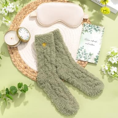 Self Care Gifts for Women, Get Well Soon Care Package for Women w/Blanket, Relaxing Spa Baskets Birthday Gifts for Mom Her Sister Best Friend Wife Girlfriend (Green) - Image 7