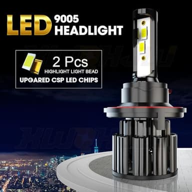 XWQHJW Compatible for Ford F250 High Low Beam Fog Lights F350 Super Duty F450 2005 2006 2007 2008 2009 2010 2011 2012 2013 2014 2015 2016 2017 2018 2019 2020 2021 2022, Powersports Bulbs, 6-Pack - Image 6