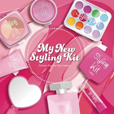 Fake Makeup Kits for Girls Toys 3 4 5 Years Old, Pretend Makeup Toys for Girls Birthday Gifts 3-5 Years Old - Image 2