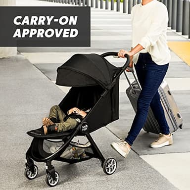 Baby Jogger City Tour 2 Ultra-Compact Travel Stroller Lightweight Foldable Pike Exclusive Includes Belly Bar Leatherette Handlebar and Premium Fabric - Image 2