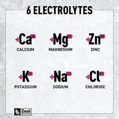 Zeal Naturals Electrolyte Powder Recovery Drink (90 Servings | Black Cherry) w/ 0 Sugar +BCAAs +B-Vitamins Electrolyte Supplement w Potassium Zinc & Magnesium for Hydration - Keto Electrolytes - Image 4