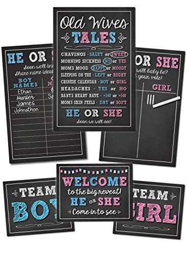 Katie Doodle - Gender Reveal Decorations Kit - Interactive Party Games & Decor - Image 1