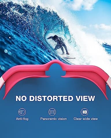 ZIONOR Swim Goggles, Upgraded G1 Polarized Swimming Goggles UV Protection Anti-fog Adjustable Strap for Men Women Adult Indoor or Outdoor (Polarized Light Mirror Gold Lens) - Image 5