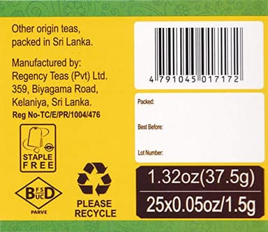 Hyleys Green Tea with Turmeric - 25 Tea Bags (6 Pack - 150 Tea Bags Total) - Wellness Herbal Supplement - Image 5