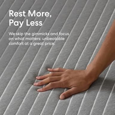 Siena 10” Twin Memory Foam Mattress - Medium Firm - 180 Night Trial - Premium Pressure-Relieving Layers - 10 Year Warranty - Mattress in a Box - CertiPUR-US Certified - Image 6