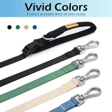 Wisedog 49FT Long Leash for Large Dogs, Heavy Duty Long Line Lead with Soft Padded Handle, Adjustable Lengths, Great for Training, Hiking, Camping, Navy - Image 8