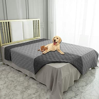 Ameritex Waterproof Dog Bed Cover Pet Blanket for Furniture Bed Couch Sofa Reversible - Image 1