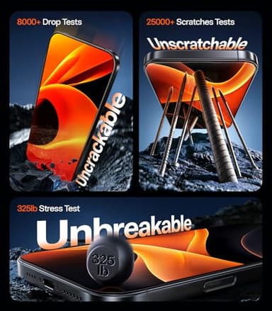 TORRAS OrigArmor for iPhone 17 Pro Max Screen Protector [100% Anti Reflection][3D Full Coverage Fit] Military-Grade Shatterproof 9H+ Tempered Glass Anti-Scratch Screen Protector 17 ProMax 6.9" 1-Pack - Image 5