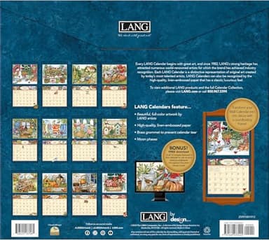 Lang, Heart and Home by Susan Winget 2025 Wall Calendar - Image 3