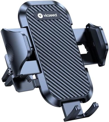 VICSEED 2025 Upgrade Ultra Stable Car Phone Holder Mount [Never Fall Off & Won't Break] Universal Air Vent Phone Mount for Car Easy Clamp Phone Holders for Your Car for iPhone 17 Pro Max 16 15 14 13 - Image 2
