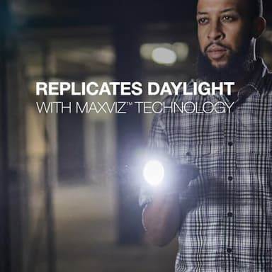 Energizer LED Flashlight Vision PRO, Ultra Bright 1000+ Lumens, IPX4 Water Resistant, Aircraft-Grade Aluminum LED Light, Rugged Metal Flash Light for Outdoors, Emergency Power Outage, Black - Image 4