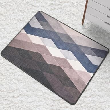 Heavy Duty Office Chair Mat for Carpet and Hardwood Floor Bohemian Desk Chair Mat Rug 36'' x 48'' Jacquard Woven Surface Floor mats for Office Home - Image 5