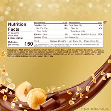 Ferrero Rocher, 42 Count, Premium Milk Chocolate Hazelnut, Chocolates for Gifting, 18.5 oz - Image 2