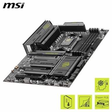 MSI MAG B850 Tomahawk MAX WiFi V1 Motherboard, ATX - Supports AMD Ryzen 9000/8000 / 7000 Processors, AM5-80A SPS VRM, DDR5 Memory Boost 8400+ MT/s (OC), PCIe 5.0 x16, M.2 Gen5, Wi-Fi 7, 5G LAN - Image 4