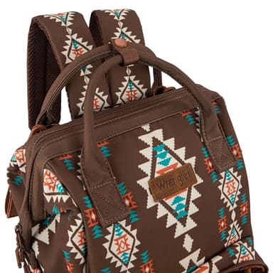 Montana West Wrangler Callie Diaper Bag Backpack with Stroller Straps Multifunction Baby Travel Bag WG2204-9110CF - Image 2