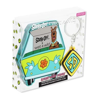 wet n wild Scooby Doo Collection, Versatile Portable Hand Mirror & Keychain Set, Comfort-Grip Handle - Scooby Dooby Doooo! - Image 4