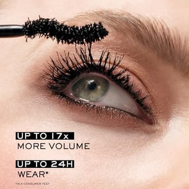 Lancôme Hypnôse Drama Extreme Volumizing Mascara - Up to 17x More Volume - Up to 24HR Wear- Lengthening & Volumizing - Dramatic Lash Look - Ultra Black - Suitable for Sensitive Eyes - Travel Size - Image 2