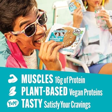 Lenny & Larry's The Complete Cookie, White Chocolate Flavored Macadamia, Soft Baked, 16g Plant Protein, Vegan, Non-GMO, 4 Ounce Cookie (Pack of 12) - Image 2