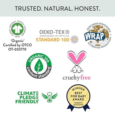 HonestBaby Sleeveless Muscle T-Shirts 100% Organic Cotton for Infant Baby and Toddler Boys, Girls, 5-Pack Sea Ombre, 18 Months - Image 4