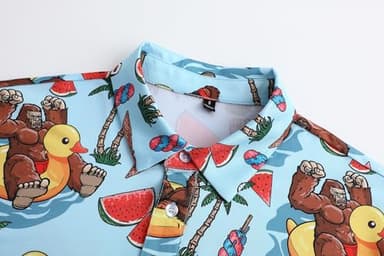 Men's Funny Golf Polo Shirts Short Sleeve Performance Moisture Wicking Quick Dry Golf Polo Shirts for Men - Image 3