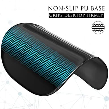 MROCO Ergonomic Mouse Pad with Gel Wrist Rest, Comfortable Mousepad with Smooth Wrist Support Surface and Non-Slip PU Base for Pain Relief, Computer, Laptop, Office & Home, 9.4 x 8.1 in, Black Color - Image 6