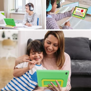 ZOFYWNAS Kids Tablet 10 Inch Android 14 Tablet for Kids Ages 3-12, Octa-Core with Case, Parental Controls,14GB+64GB Storage (TF Expand 1TB), 5G WiFi, BT5.3, Green - Image 7
