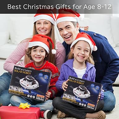 STEM Projects for Kids Age 8-12 Solar Robot Learning Building Science Kit with Solar Panel & Battery Powered 6 in 1 Experiment for Kids, Christmas Birthday Gifts Idea Toy for 9 10 11 Boys Girls - Image 2