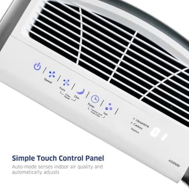 AIRDOCTOR AD3500 Air Purifier for Home and Large Rooms Up to 1260 sq. ft. 2x/hour | UltraHEPA, Carbon, VOC Filters and Air Quality Sensor. Captures Particles 100x Smaller Than HEPA - Image 5