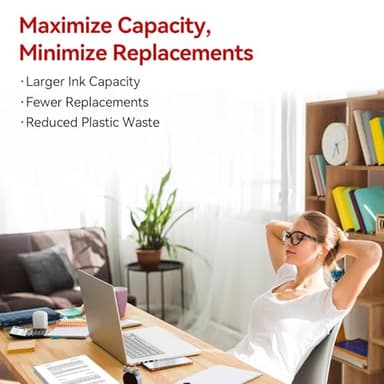 245XL 246XL Ink Cartridges Compatible for Canon 245XL 246XL Combo Pack Replacement for Canon Ink 245 246 Work with MX490 TS202 MG2522 TR4520 MX492 TR4500 TS302 TS3322 MG2500 TS3420 TR4522 Printer - Image 6