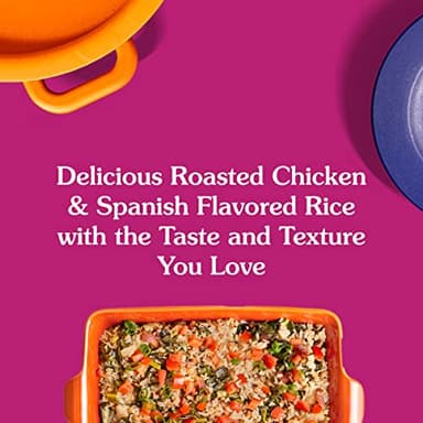BEN'S ORIGINAL Ready Rice Roasted Chicken and Spanish Style Flavored Rice Variety Pack, Easy Dinner Sides, 8.8 OZ Pouch (Pack of 6) - Image 3