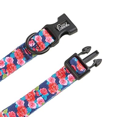 Dog Collar Adjustable Summer Flower Dog Collars with Safety Buckle Soft Comfortable Pet Collar for Small Medium Large Dogs - Image 8