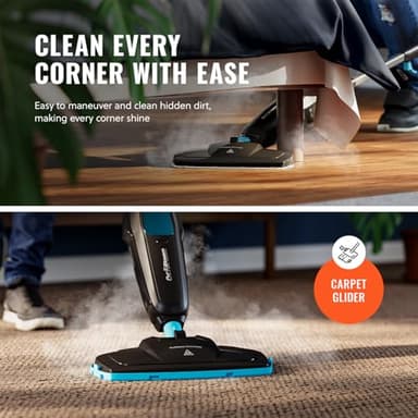 PurSteam Professional Steam Mop | Multi-Surface Floor Cleaner for Hardwood, Tile, Laminate & Carpet | Fast Heating, Lightweight & Chemical-Free Cleaning - Image 4