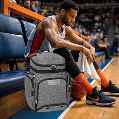 Goloni Basketball Backpack,Large Sports Bag with Ball Compartment & Shoe Compartment, Best for Basketball, Soccer, Volleyball,Gym, Travel - Image 7