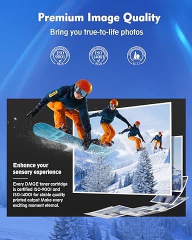 202A Toner Cartridges 4 Pack - Compatible Replacement for HP 202A 202X, MFP M281cdw Toner Cartridges for HP Color Laserjet Pro MFP M281fdw M281cdw M281fdn M254dw M254dn Printer | CF500A - Image 7