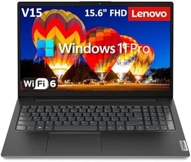 Lenovo V15 Business Laptop Computer, 15.6" FHD Display, Intel Dual-Core CPU, 16GB DDR4 RAM, 1TB PCIe SSD, WiFi 6, Bluetooth 5.2, RJ-45, Type-C, HDMI, Numeric Keypad, Black, Windows 11 Pro, Tichang - Image 3