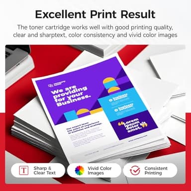 067 067H Toner Cartridge Set 4-Pack MF656Cdw MF654Cdw High Yield Replacement for Canon 067 067H Compatible for Color imageCLASS LBP632Cdw LBP633Cdw MF652Cdw MF653Cdw Printer Black Cyan Magenta Yellow - Image 7