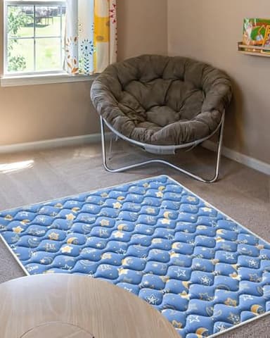 Premium Foam Baby Play Mat 79" X 71", Extra Large Activity Playmats for Babies,Toddlers, Infants, Soft Thicker Sponge Baby Mat for Floor, Play & Tummy Time, Machine Washable for Easy Care - Image 8