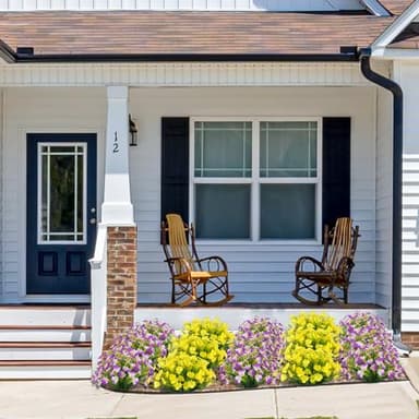 maoodoo 8 Bundles Artificial Flowers for Outdoor UV Resistant Fake Plants for Summer Faux Silk Oncidium for Porch Patio Home Window Box Yard Garden Planter (Yellow) - Image 4