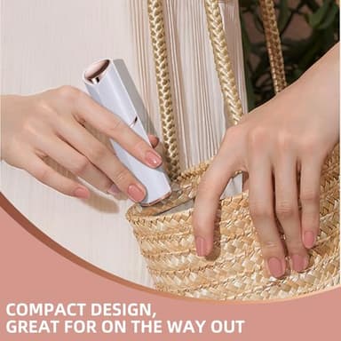 Facial Hair Removal for Women, Portable Lady Shaver, Rechargeable Painless Hair Remover for Face, Upper Lips, Chin, Peach Fuzz - Image 7