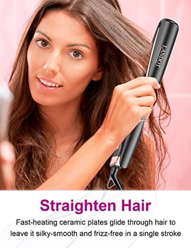 LANDOT Hair Straightener and Curler 2 in 1 - Twist Straightening Curling Iron Combo - Flat Iron Curling Iron in One for Curl Wave Straighten Hair - Image 3