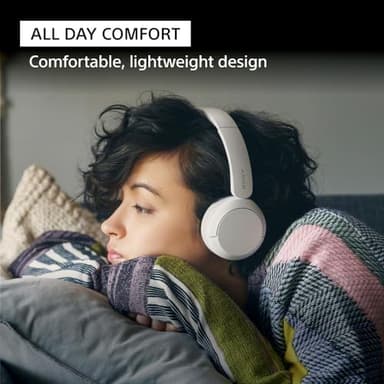 Sony WH-CH520 Wireless Headphones Bluetooth On-Ear Headset with Microphone and up to 50 Hours Battery Life with Quick Charging, Cappuccino - Image 3