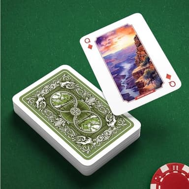 Underdog Games National Parks Themed Playing Cards | 52 Pieces of Stunning Custom Art | Unique Park for Every Card in The Deck - Image 3