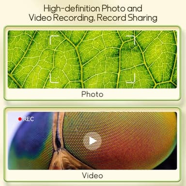 WINWEND Microscope for Kids - Portable Handheld Magnifying Glass for Girls | Mini Digital Microscope for Boys Educational Science Toys | Age 3 4 5 6 7 8 9 10 11 Years Old Kids Christmas Birthday Gifts - Image 5