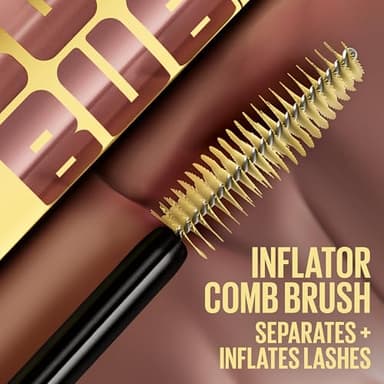 Maybelline The Colossal Bubble Washable Mascara, Buildable Mascara Volume and Length Formula for Bold, Separated Lashes, Very Black, 1 Count - Image 6