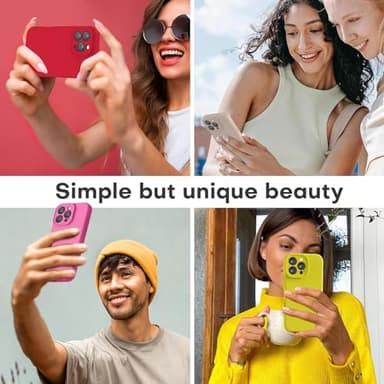 LOVE 3000 Designed for iPhone 16 Pro Max Case, Premium Silicone with [Soft Anti-Scratch Microfiber Lining] Shockproof Protective Phone Case for Men Women Girls 6.9", Pitaya - Image 2
