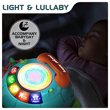 Jyusmile Baby Toys 6 to 12 Months, Musical Turtle Crawling Infant Toys, Early Learning Educational Toy with Light & Sound, Christmas Birthday Gifts for Boy Girl 7 8 9 10 11 Month 0-1 Year Old - Image 6