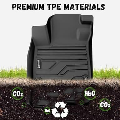 PARTZER Floor Mats for Honda CRV CR-V 2023-2026 (Include Gas & Hybrid), All Weather TPE Protection Floor Liners Accessories, 1st & 2nd Row & Cargo Liner - Image 8