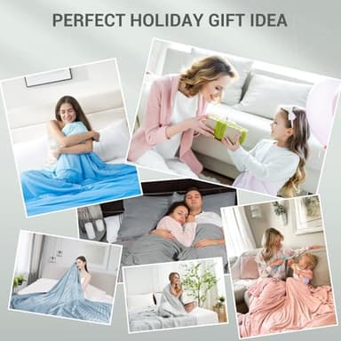 Elegear Revolutionary Cooling Blanket King, Absorbs Heat to Keep Body Cool for Night Sweats, Double Sided Arc-Chill3.0 Cooling Fiber Q-Max>0.5, Lightweight Summer Cold Blankets for Sleeping 90“ x 108” - Image 7